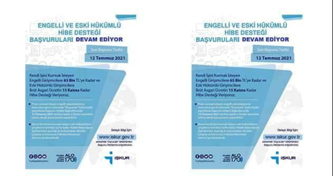 Engelli hibe desteği başvuruları devam ediyor