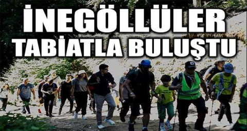 İnegöllüler tabiatla buluştu
