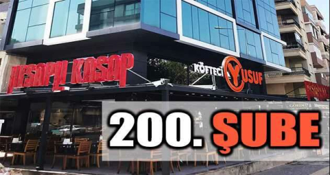 Köfteci Yusuf 200. şubesini açtı