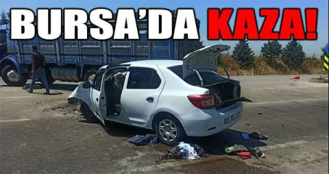Bursa'da kaza: 1 yaralı