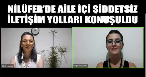 Nilüfer’de aile içi şiddetsiz iletişim yolları konuşuldu