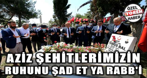 AZİZ ŞEHİTLERİMİZİN RUHUNU ŞAD ET YA RABB'İ
