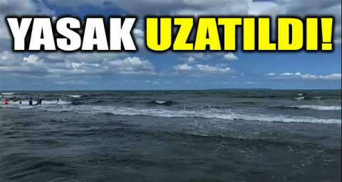 Mudanya sahillerinde yasak uzatıldı
