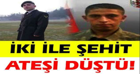 Ordu ve Samsun'a şehit ateşi düştü