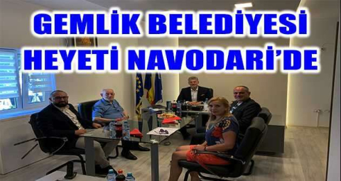 Gemlik Belediyesi heyeti Navodari’de