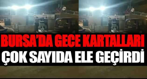 Bursa’da Gece Kartalları 2,5 kg uyuşturucu madde ele geçirdi