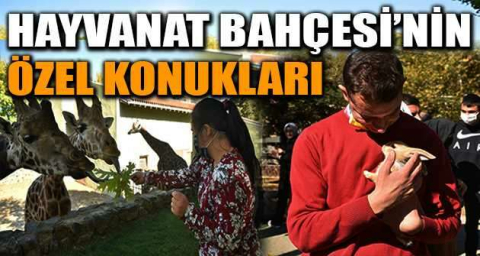 Hayvanat Bahçesi’nin özel konukları
