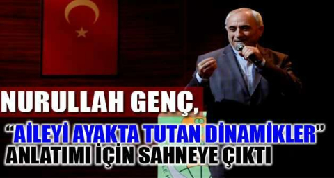 Nurullah Genç, aileyi ayakta tutan dinamikleri İnegöllülerle paylaştı