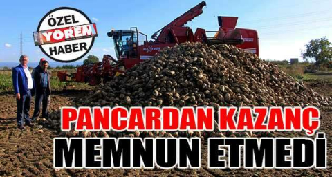 Pancardan kazanç memnun etmedi