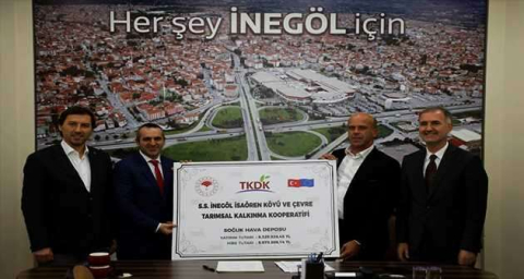 İnegöl’de 11 milyonluk yatırım için imzalar atıldı