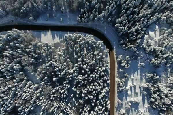 Seyrine doyum olmayan manzaralar Uludağ'da kaydedildi