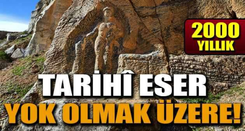 Tarihi eser yok olmak üzere!