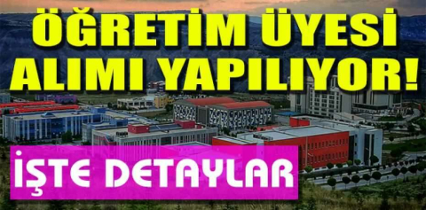 Çankaya Üniversitesi Öğretim Üyesi alım ilanı