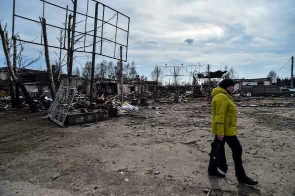 Rus füzelerinin hedef aldığı Jitomir hayalet kente büründü