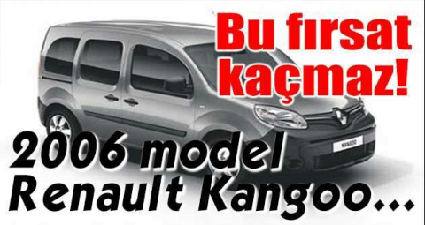 2006 model Renault Kangoo marka panelvan icradan satılıktır