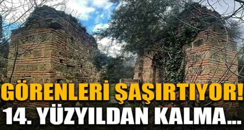 Görenleri şaşırtıyor! 14. yüzyıldan kalma...