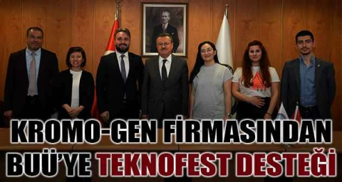 Kromo-Gen firmasından BUÜ’ye TEKNOFEST desteği