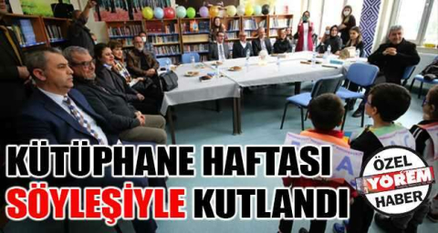 Kütüphane Haftası söyleşiyle kutlandı
