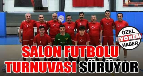 Salon futbolu turnuvası sürüyor