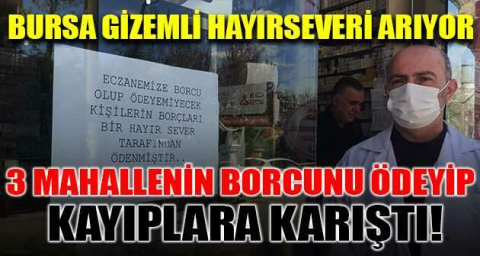 3 mahallenin borcunu ödeyip kayıplara karıştı