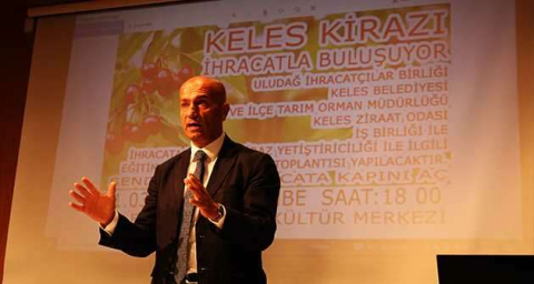 Dünyaca ünlü Keles Kirazı ihracatla buluşuyor.