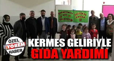 Kermes geliriyle gıda yardımı