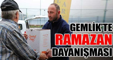 Gemlik'te Ramazan dayanışması