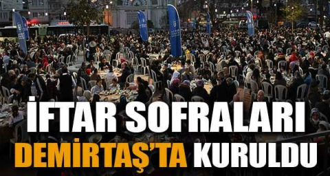 İftar sofraları Demirtaş’ta kuruldu