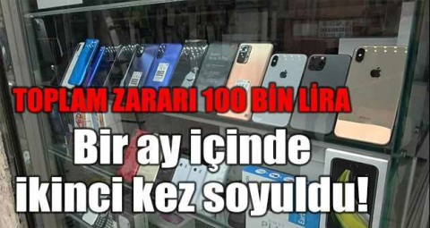 Bir ay içinde ikinci kez soyuldu