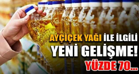 Ayçiçek yağı ile ilgili yeni gelişme