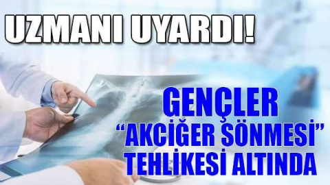 Aşırı telefon ve bilgisayar kullanımı akciğerleri söndürüyor