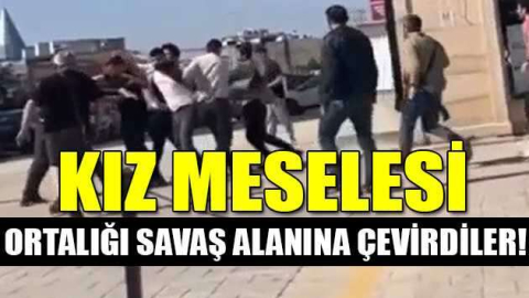 Gençlerin ’’kız’’ kavgası, meydan muharebesine döndü