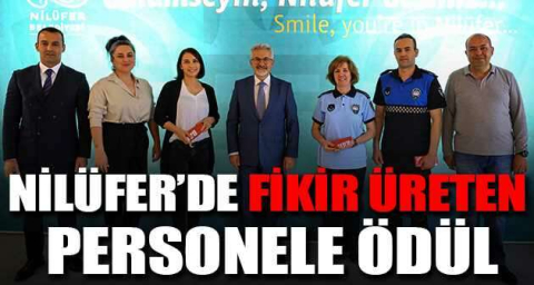 Nilüfer’de fikir üreten personele ödül
