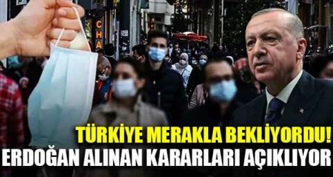 Türkiye merakla bekliyordu! Erdoğan alınan kararları açıklıyor