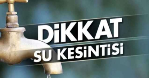 Karacabey ve Mustafakemalpaşa'da su kesintisi