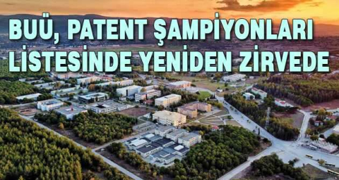 BUÜ, patent şampiyonları listesinde yeniden zirvede