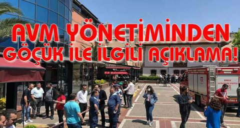 AVM yönetiminden göçük ile ilgili açıklama