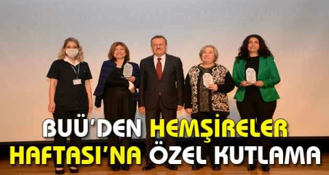 BUÜ’den Hemşireler Haftası’na özel kutlama