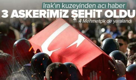 Son dakika! MSB duyurdu: Pençe-Kilit operasyon bölgesinde 3 asker şehit, 4 yaralı
