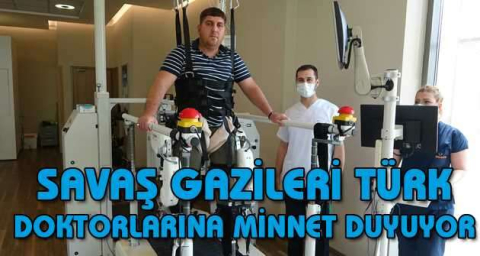 Savaş gazileri Türk doktorlarına minnet duyuyor