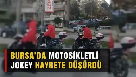 Motosikletli jokey adayı