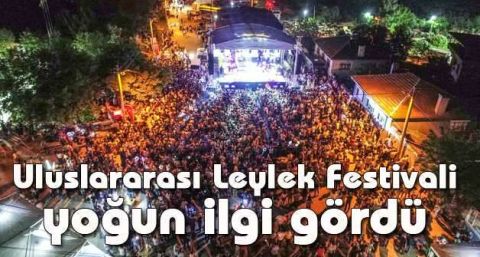 Uluslararası Leylek Festivali yoğun ilgi gördü
