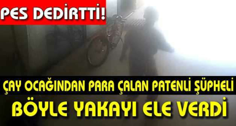 Patenli hırsız kamerada