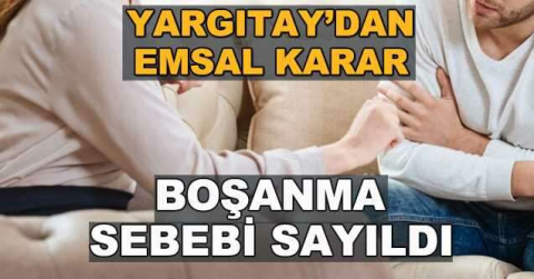 'Çay ısmarlamıyorsun' deyip evi terk etmek boşanma sebebi