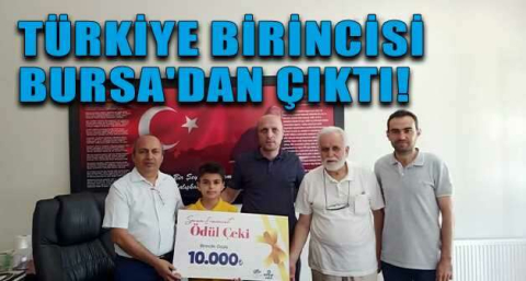  Türkiye birincisi Bursa'dan çıktı