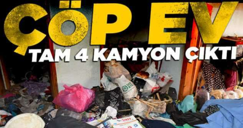 Osmangazi’de çöp ev temizlendi