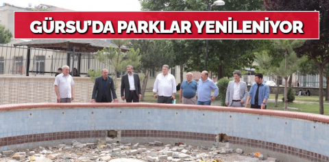 Gürsu’da parklar yenileniyor