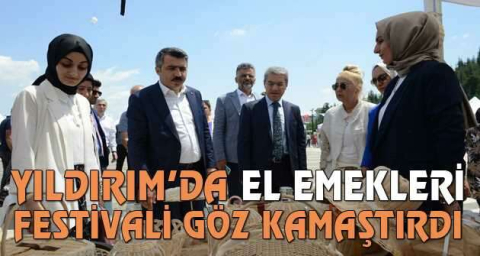 Yıldırım’da El Emekleri Festivali göz kamaştırdı