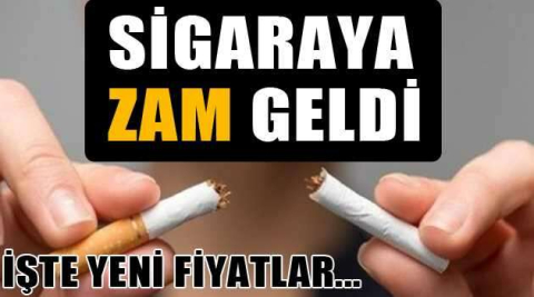 SİGARA FİYATLARI ZAMMI SON DURUM