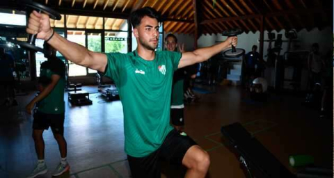 Bursaspor salonda kuvvet çalıştı